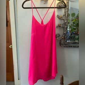 Forever 21 hot pink dress! Loose fit size XL